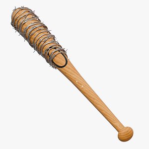 3D Baseball Bat Barbwire