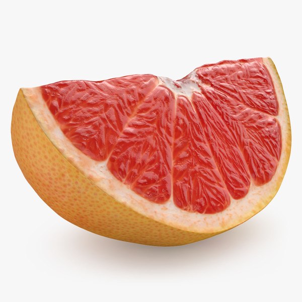 3D Grapefruit Slice