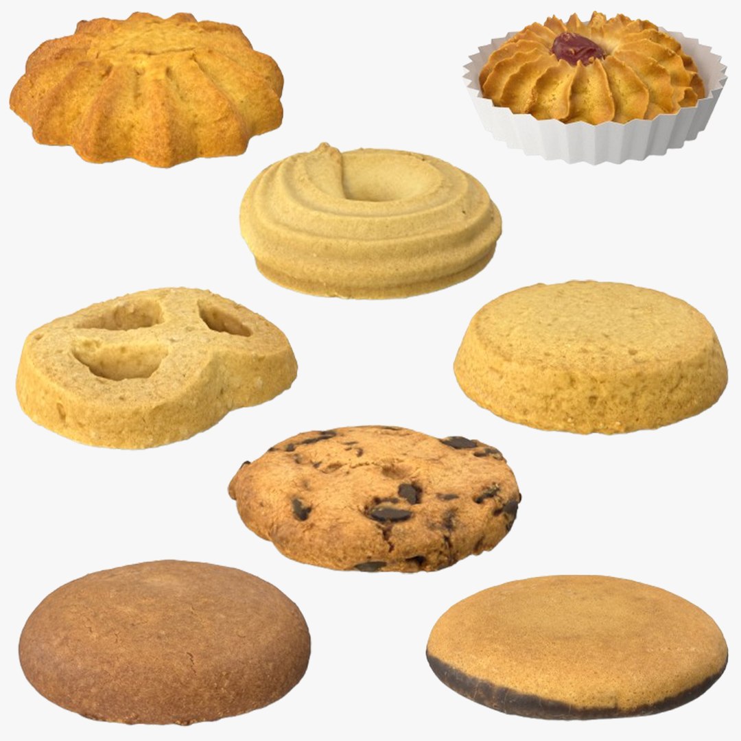 3D Model Cookies Collection - TurboSquid 2487997