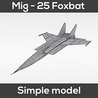 MiG-25 Foxbat (Simple model)