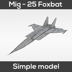 MiG-25 Foxbat (Simple model)