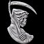 GRIM REAPER RELIEF 3D DRUCKEN MODELL