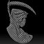 GRIM REAPER RELIEF 3D DRUCKEN MODELL