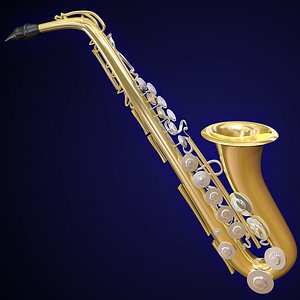 saxophone sax 3d model