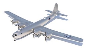 B-29 Superfortress 3D model