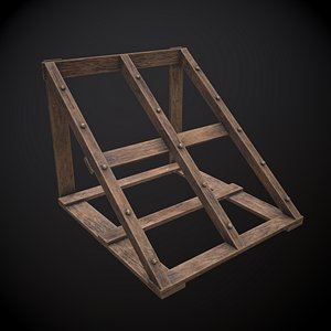 3D weapon rack model