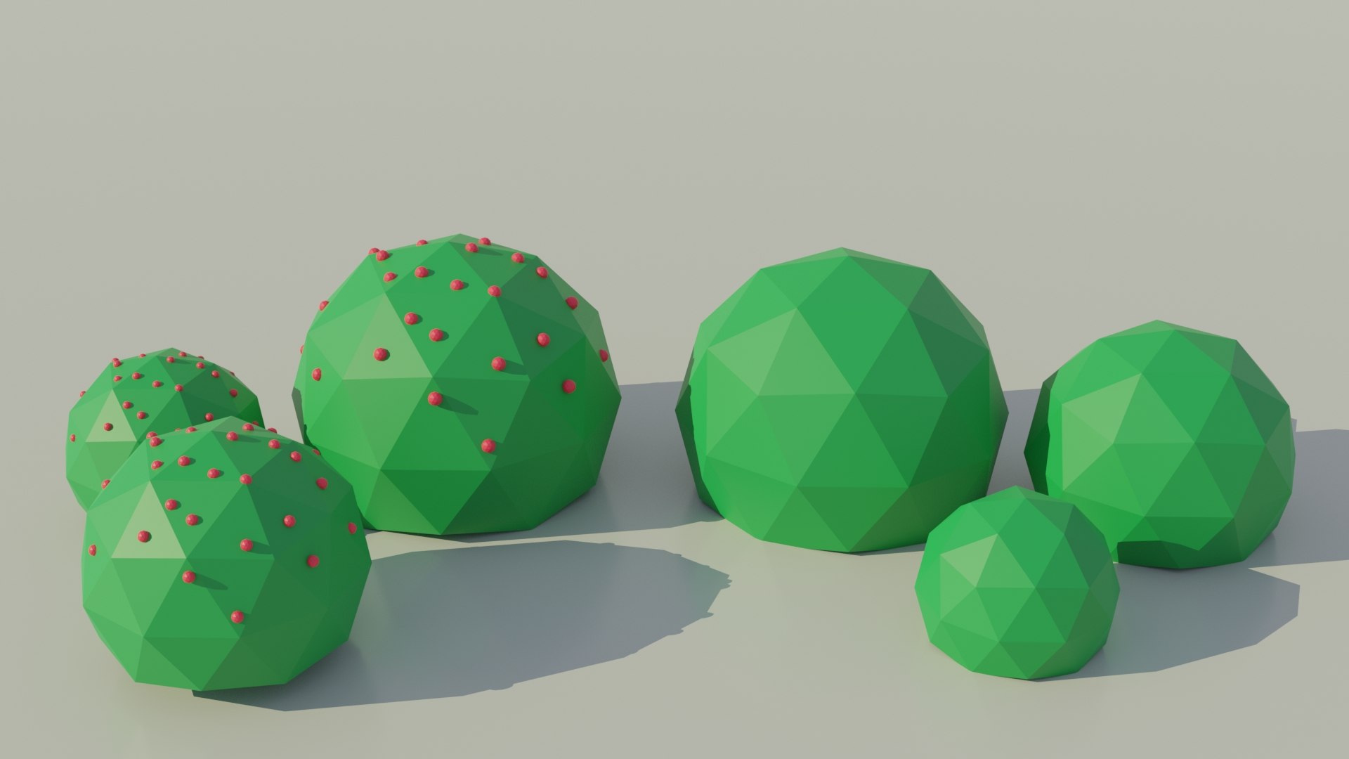Small Natural Low Poly Pack model - TurboSquid 1757164