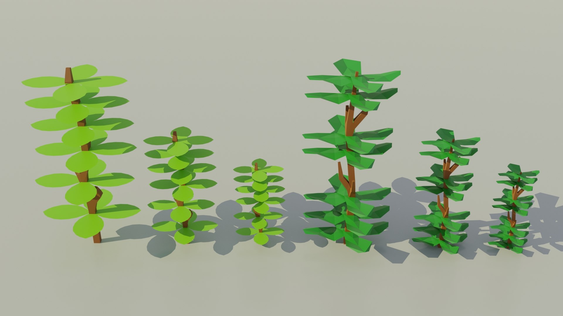 Small Natural Low Poly Pack model - TurboSquid 1757164