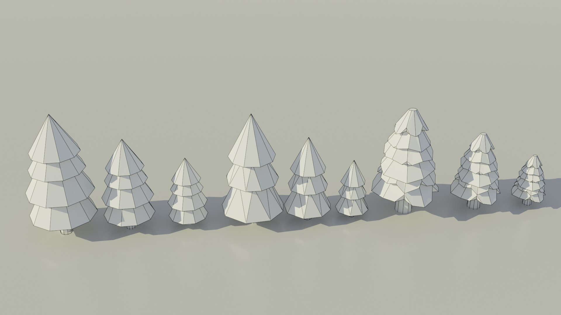 Small Natural Low Poly Pack model - TurboSquid 1757164