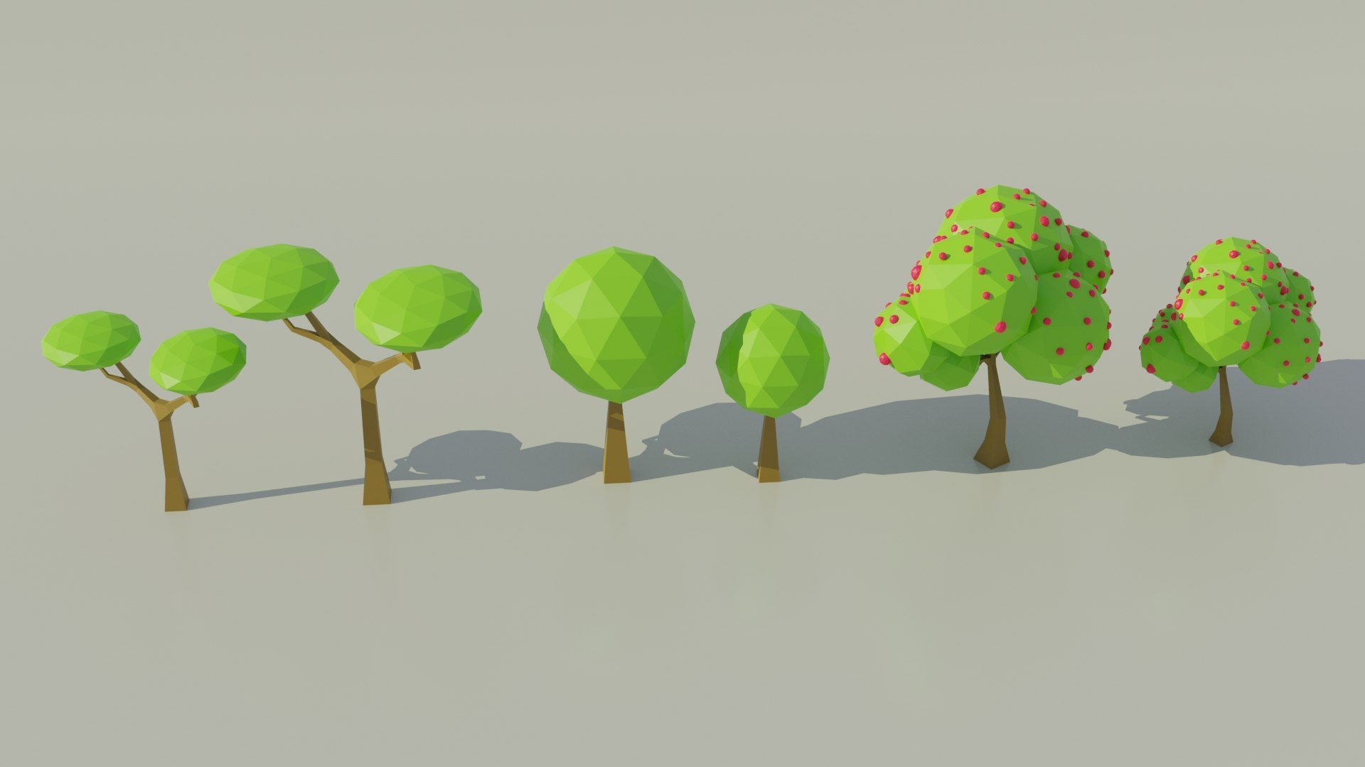 Small Natural Low Poly Pack model - TurboSquid 1757164