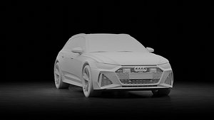 3D Audi RS 6 Avant 2019 model