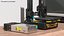 Mini 3D Printer with PSU Rigged Animated 3D model