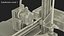 Mini 3D Printer with PSU Rigged Animated 3D model