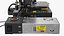Mini 3D Printer with PSU Rigged Animated 3D model