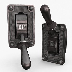 3D Industrial Power Switch