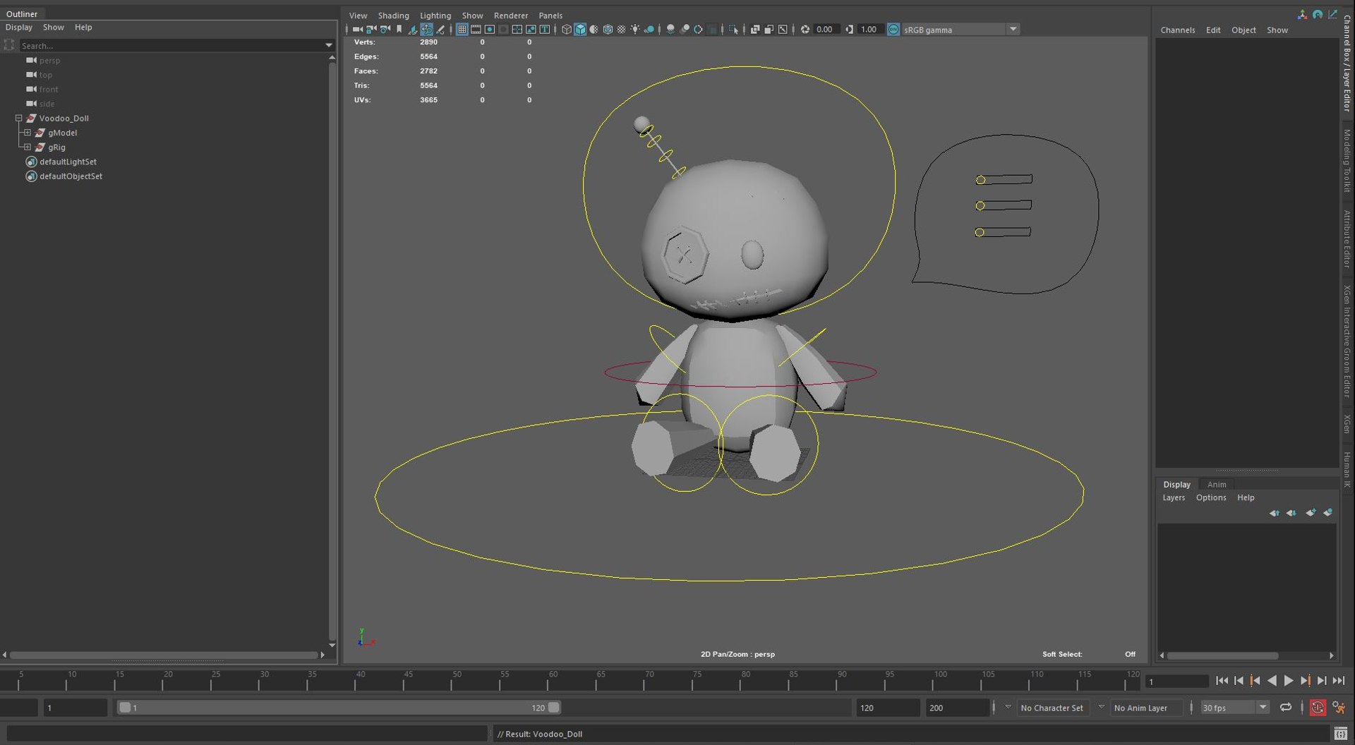 Doll Voodoo Model - TurboSquid 1655220