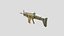 Scar-L II 3D Low Poly-Game Ready Gun Modell -011