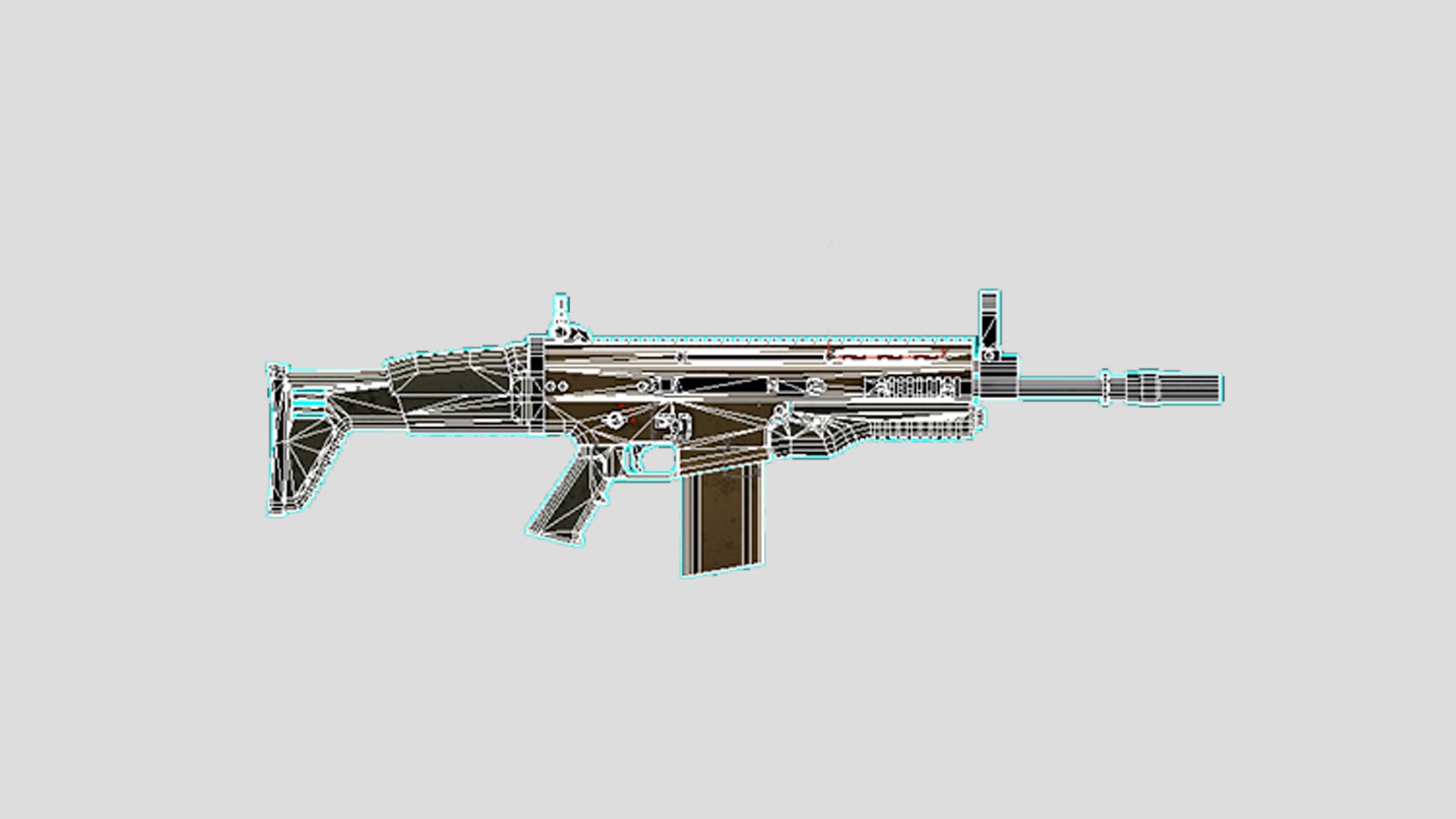 Scar-L II 3D Low Poly-Game Ready Gun Model -011 3D model https://p.turbosquid.com/ts-thumb/QV/lYx4om/fg/wireframe02/png/1691642864/1920x1080/fit_q87/7250e3cfe93907704599a9025d4167f2a3106464/wireframe02.jpg