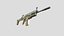 Scar-L II 3D Low Poly-Game Ready Gun Modell -011