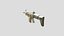 Scar-L II 3D Low Poly-Game Ready Gun Modell -011