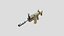 Scar-L II 3D Low Poly-Game Ready Gun Modell -011