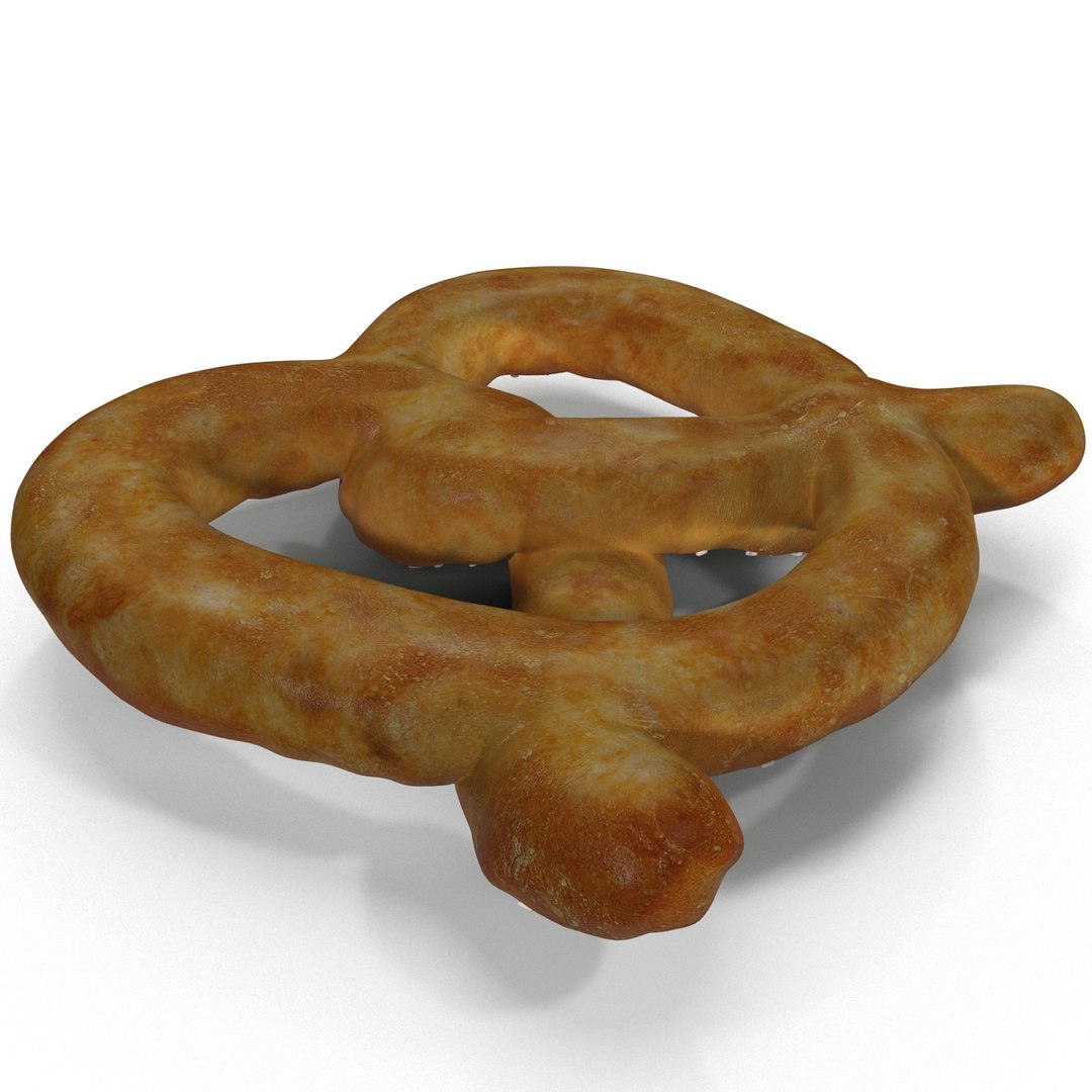 Big Pretzel 2 3d Model