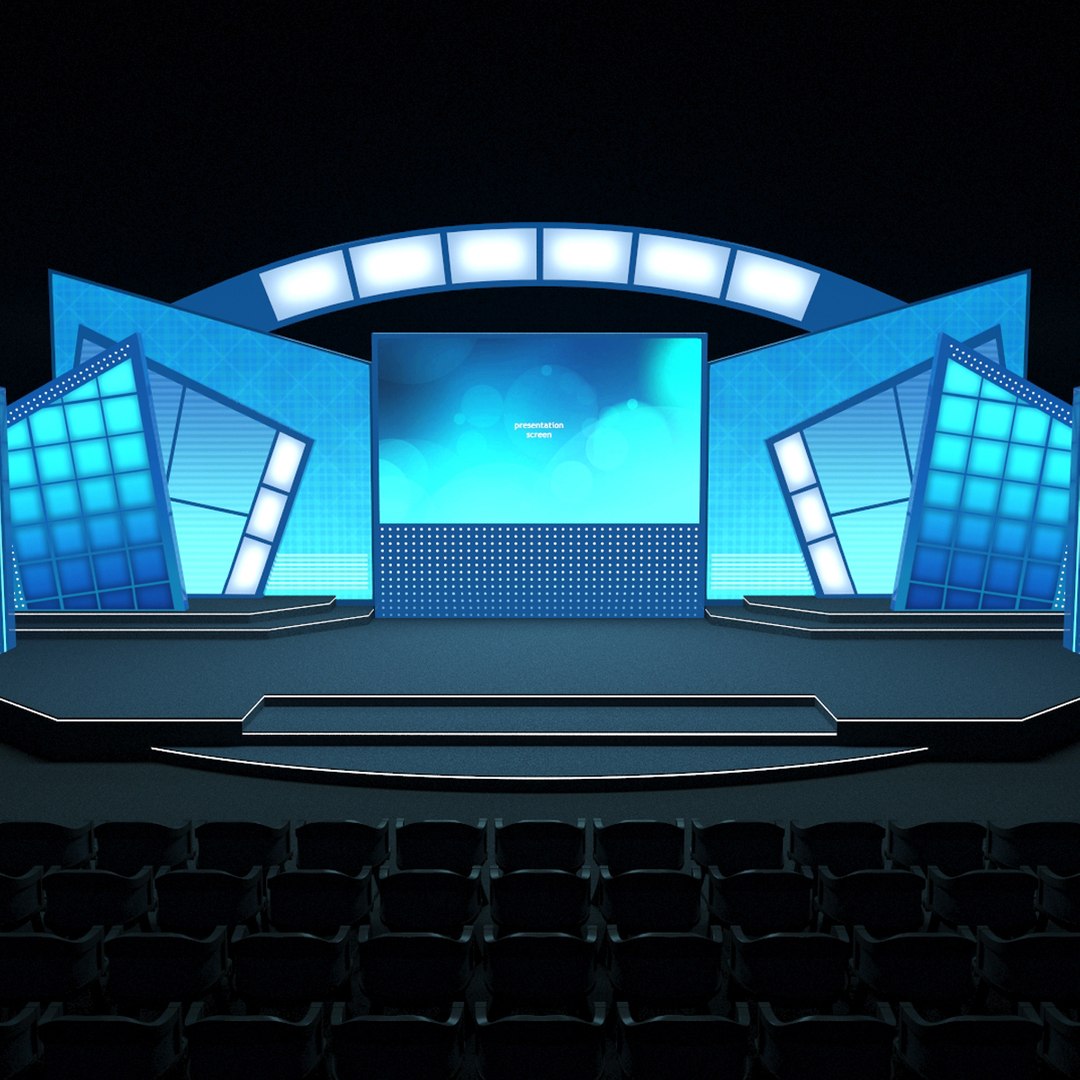 3D Virtual Stage - TurboSquid 1861508