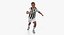 Soccer or Football Player Juventus Rigged 2 3D Model