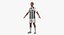 Soccer or Football Player Juventus Rigged 2 3D Model