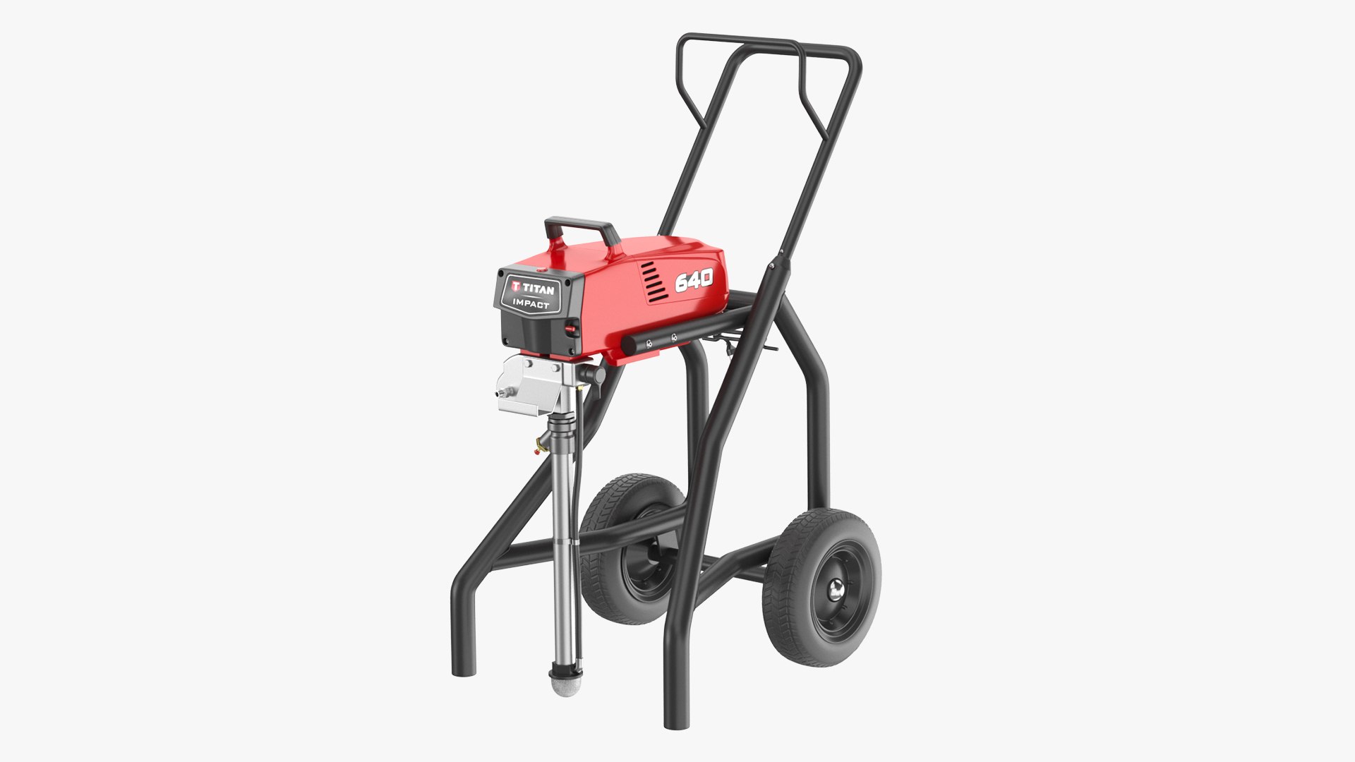 Titan Impact 640 Metal Airless Paint Sprayer 3D model preview