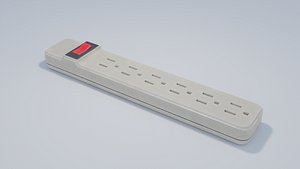 3D Power Strip model