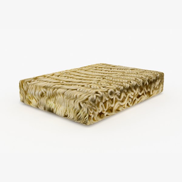 3D Instant Noodle Brick Cake 2 TurboSquid 1994553