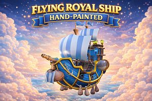 flying ship 3D