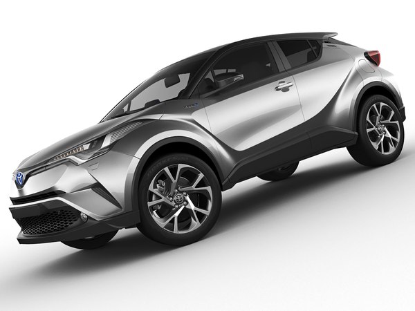 3d toyota c-hr 2017