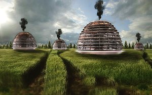 Reichstag dome 3d model detail