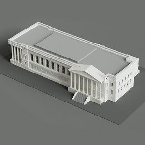 White House East Wing Ballroom High Detail Architectural 3D Model