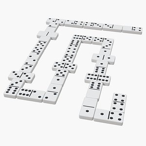 Domino Game 3D Model