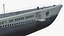 USS Drum SS-228 Submarine Rigged for Cinema 4D