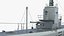 USS Drum SS-228 Submarine Rigged for Cinema 4D