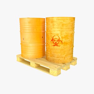 3D steel barrel pallet v2