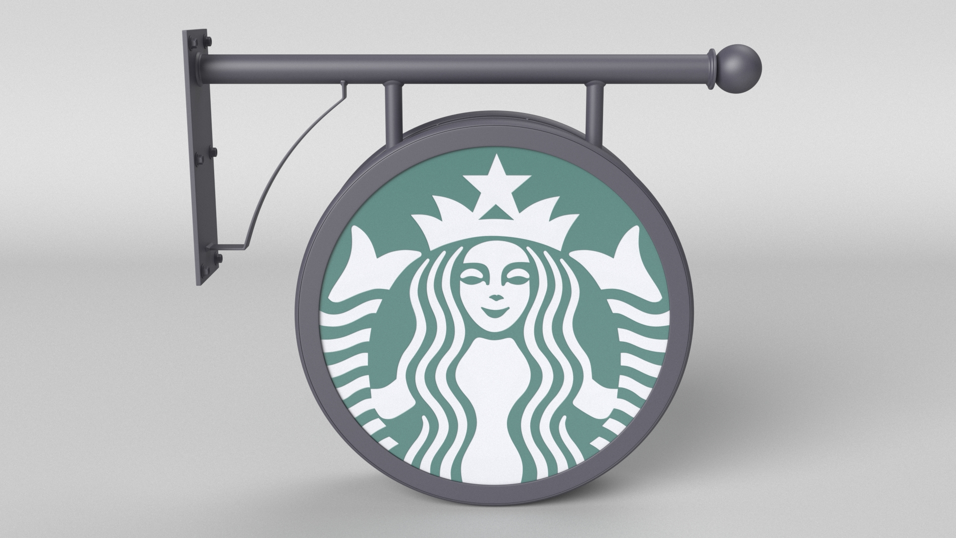 Starbucks Coffee Sign 3D - TurboSquid 2053499