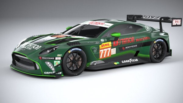 Aston Martin Vantage GT3 2023 3D model TurboSquid 2187761