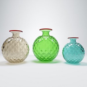 3D vase murano glasses