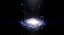 Holograma de galaxia de ciencia ficción