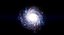 Holograma de galaxia de ciencia ficción