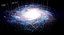 Holograma de galaxia de ciencia ficción