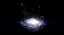 Holograma de galaxia de ciencia ficción