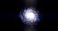 Holograma de galaxia de ciencia ficción