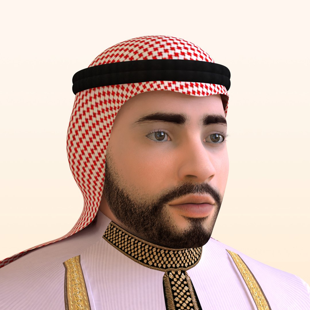 Emirati Man 3D - TurboSquid 2240732