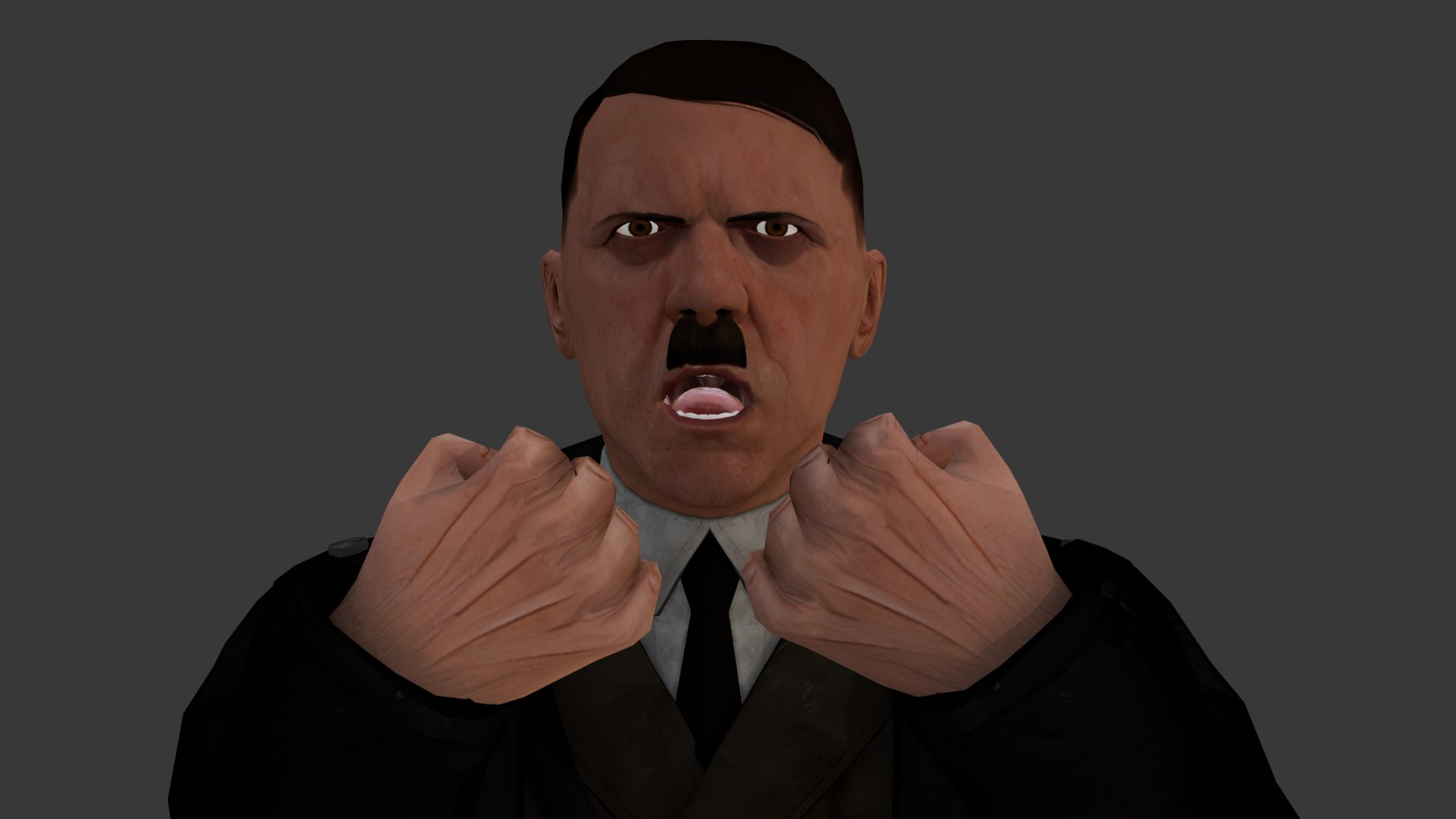 3D Adolf Hitler model https://p.turbosquid.com/ts-thumb/QW/cpxzvj/eZ/hitler1/png/1725567237/1920x1080/fit_q87/e0a6806ba5c4c8b1865dc052e220a24cd379a590/hitler1.jpg